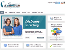 Tablet Screenshot of jamaicasmilesblog.com